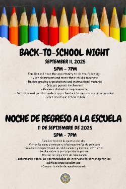 Back to School Night